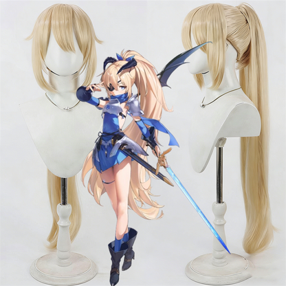【In Stock】Game 승리의여신: 니케 Goddess of Victory: Nikke Cosplay 길로틴 : 윈터 슬레이어 ギロチン：ウィンタースレイヤー Guillotine: Winter Slayer Cosplay Wig