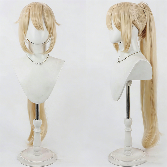 【In Stock】Game 승리의여신: 니케 Goddess of Victory: Nikke Cosplay 길로틴 : 윈터 슬레이어 ギロチン：ウィンタースレイヤー Guillotine: Winter Slayer Cosplay Wig