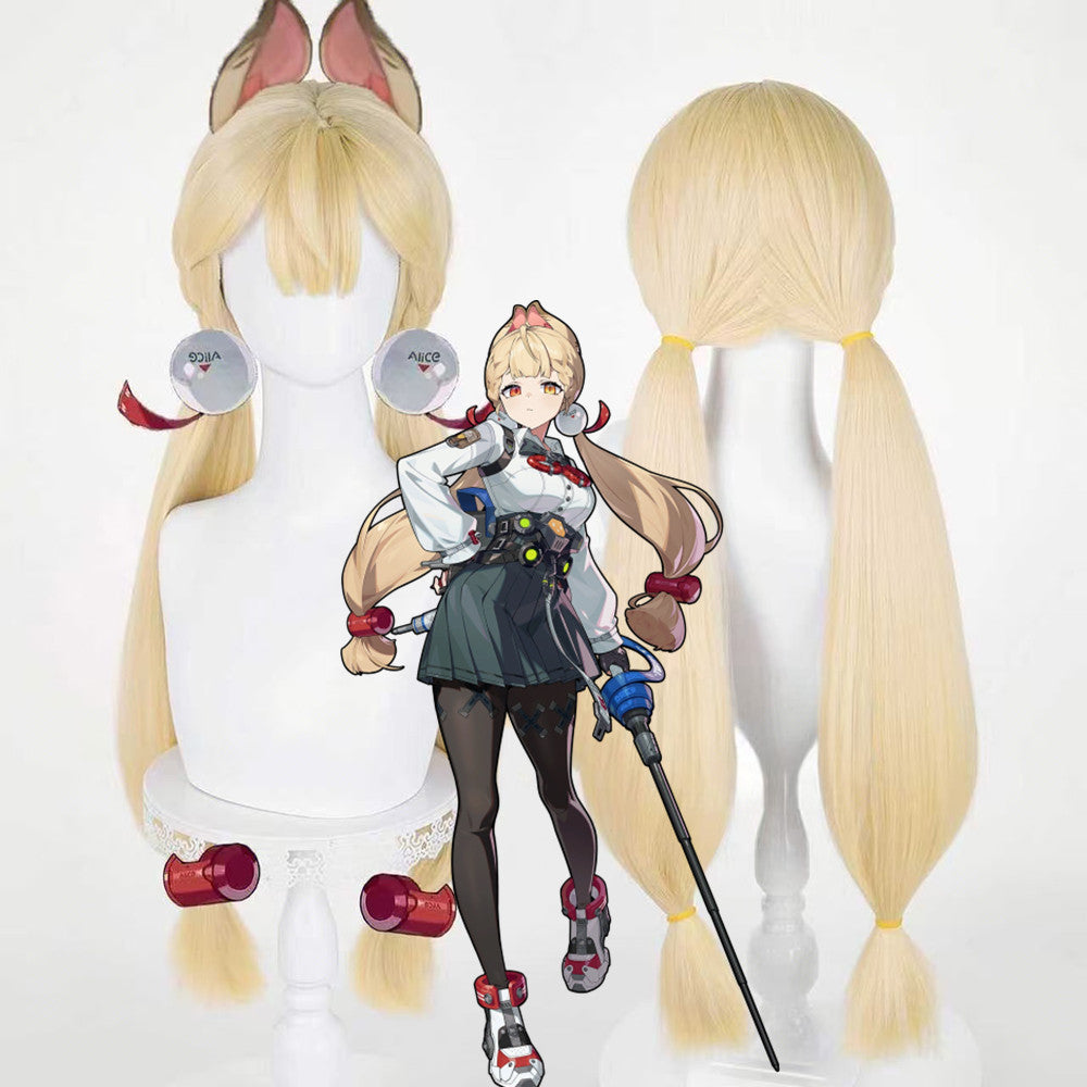 【In Stock】Game Zenless Zone Zero Cosplay Alice Cosplay Wig