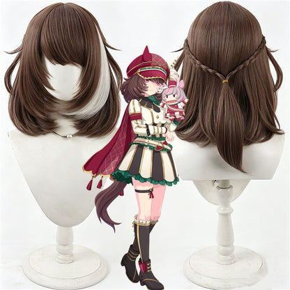 【In Stock】Game Umamusume:Pretty Derby Cosplay マルシュロレーヌ Marche Lorraine Cosplay Wig and Tail