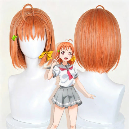 【In Stock】Anime Love live Sunshine! Cosplay Aqours アクア Chika Takami Cosplay Wig