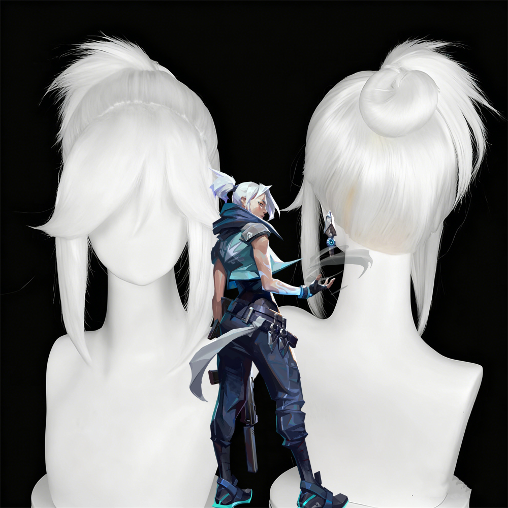 【In Stock】Game Valorant Cosplay Jett Cosplay Wig