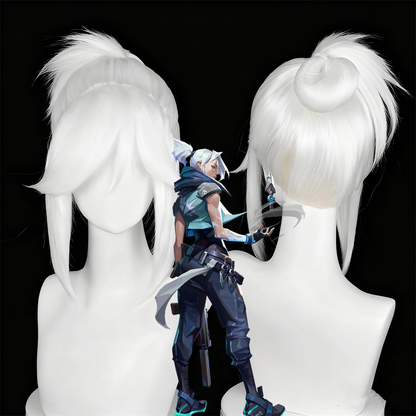 【In Stock】Game Valorant Cosplay Jett Cosplay Wig