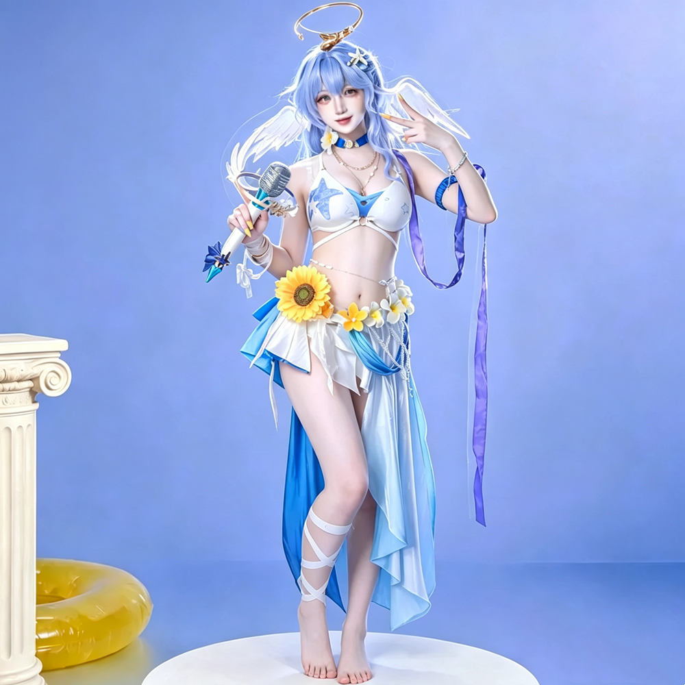 【In Stock】Game Honkai: Star Rail Cosplay Robin Swimsuit Cosplay Costume