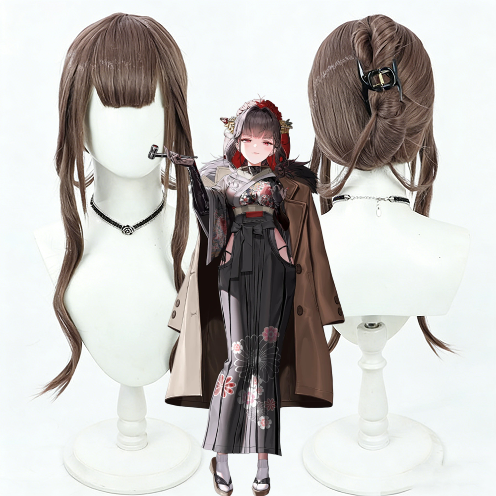 【In Stock】Game 승리의여신: 니케 Goddess of Victory: Nikke Cosplay 사쿠라 サクラ Sakura Cosplay Wig