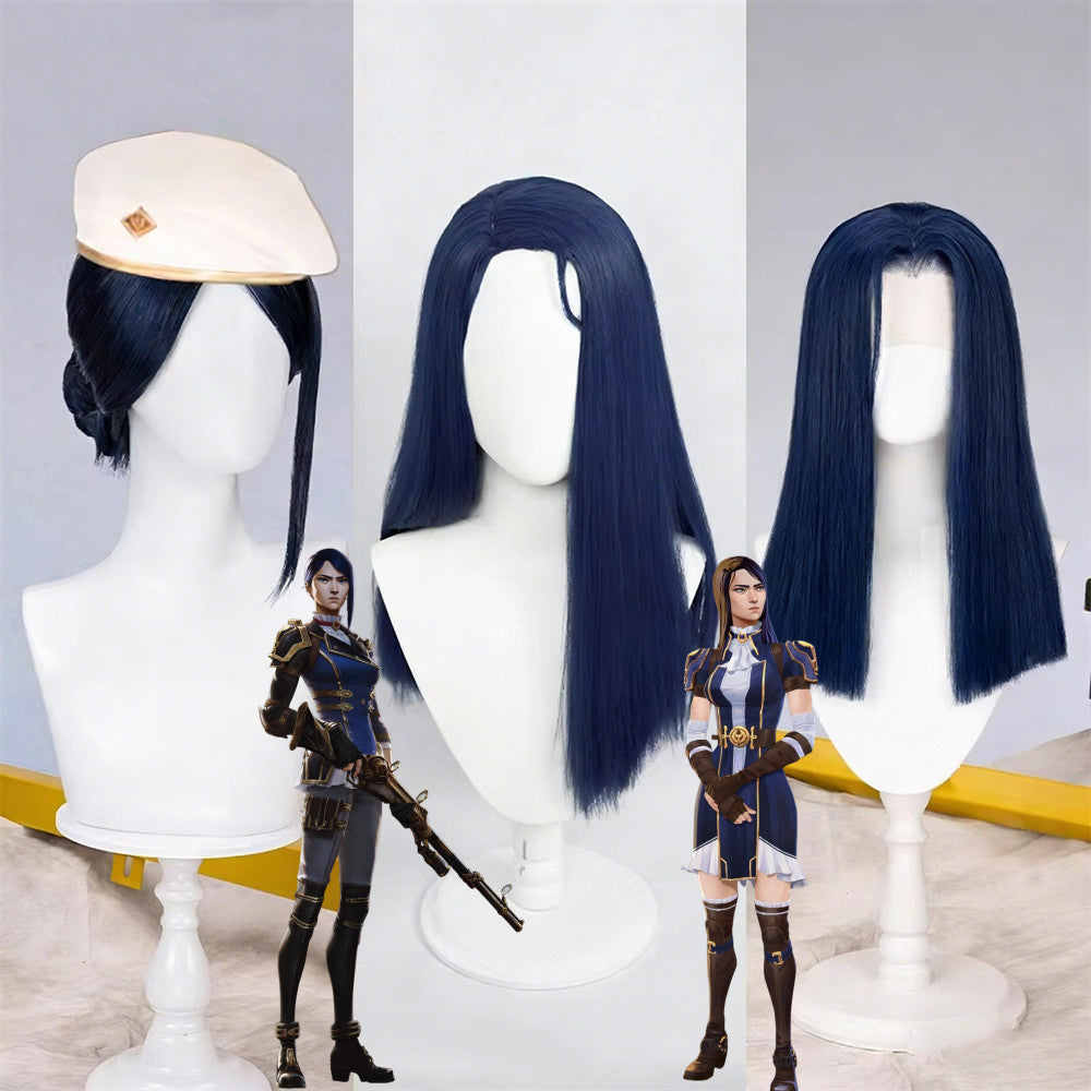 【In Stock】Game League of Legends Cosplay Caitlyn Kiramman Cosplay Wig