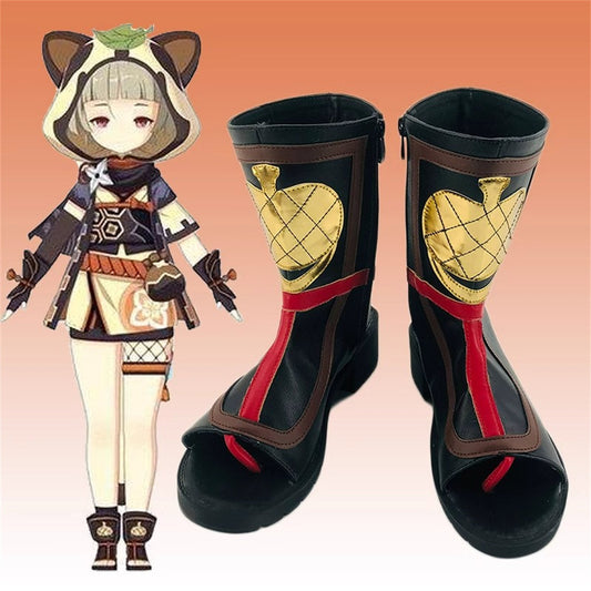 Game Genshin Impact Cosplay Sayu Cosplay Shoes - Cosplay Shoes Boots