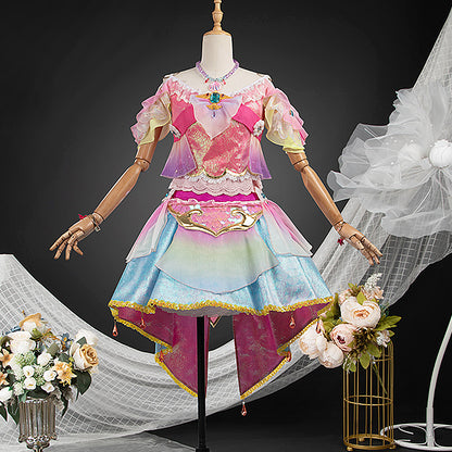 【Custom-Tailor】Anime Aikatsu! Cosplay Ichigo Hoshimiya Pisces Dress Cosplay Costume