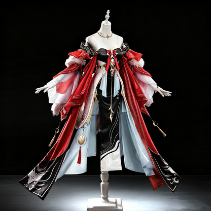 【In Stock】Game Wuthering Waves Cosplay The Moon Fox Hsin Cosplay Costume Premium Edition