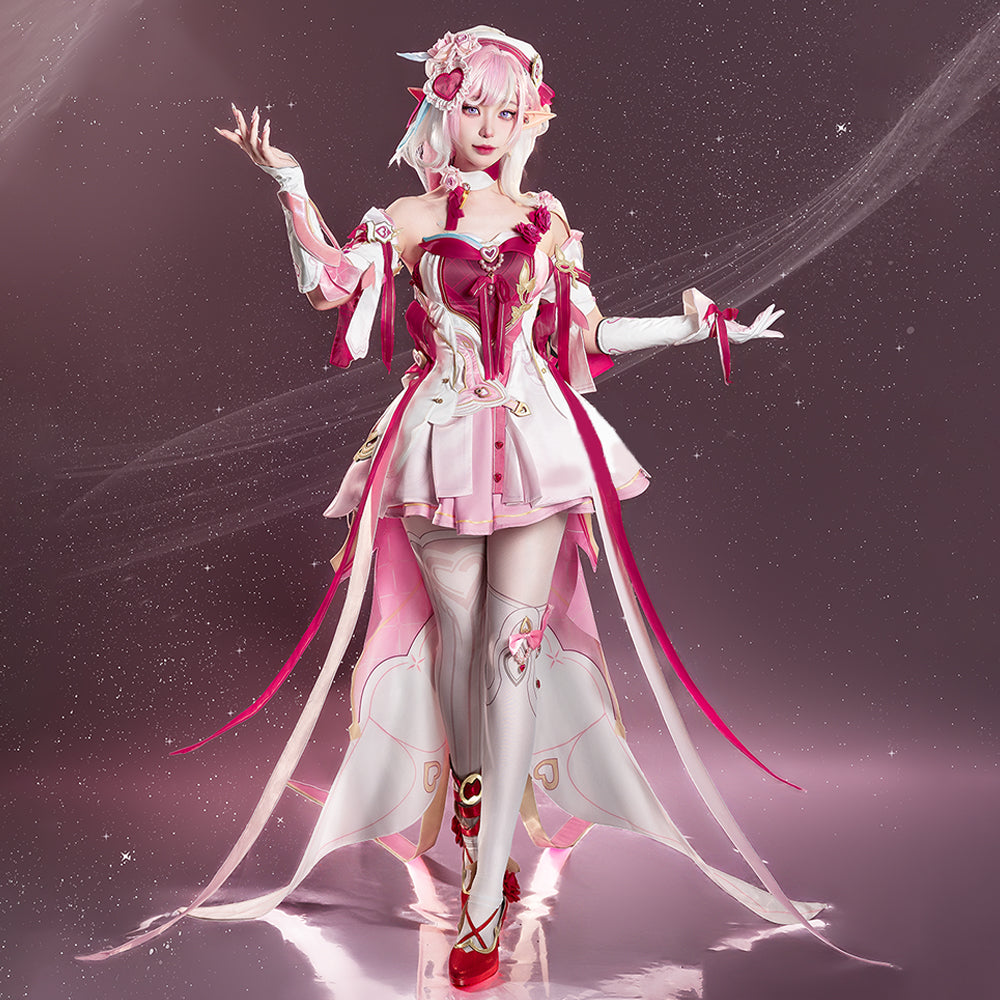 【In Stock】Game Honkai Impact 3rd Cosplay Elysia Love Wish Fairy Cosplay Costume