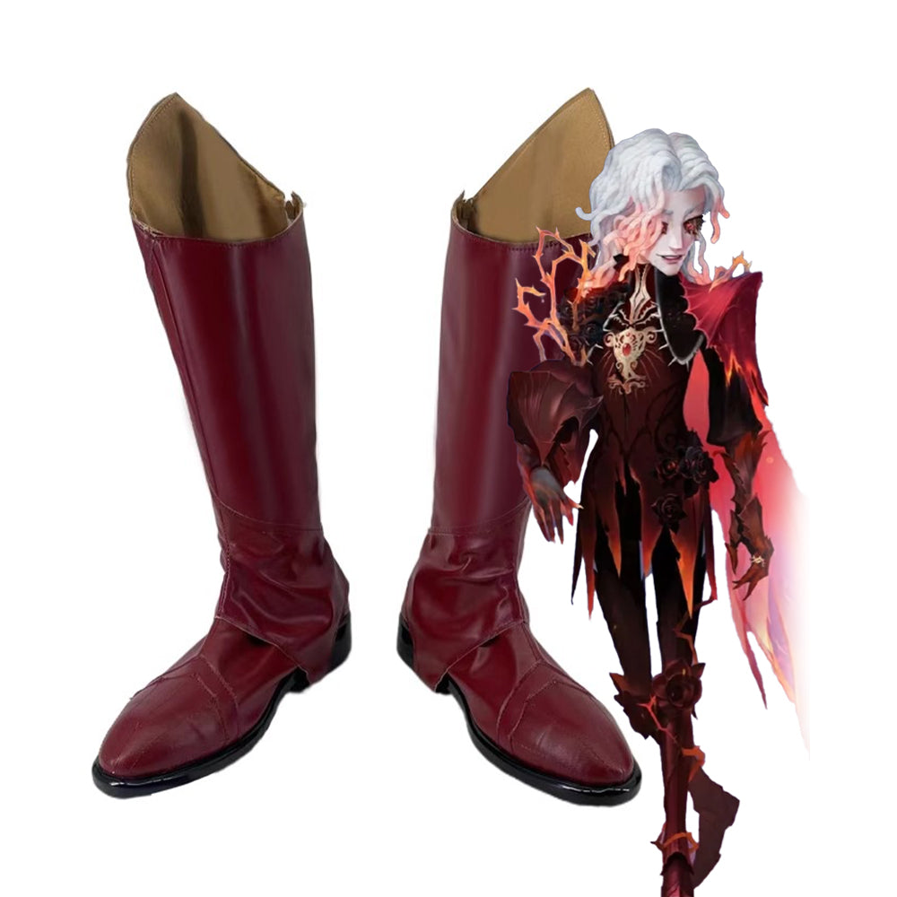 Game Identity V Cosplay Red Knight Richard Sterling Cosplay Shoes