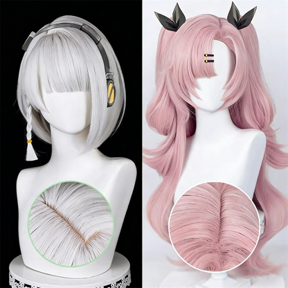 【In Stock】Game Zenless Zone Zero Cosplay Anby Demara & Nicole Demara Cosplay Wig