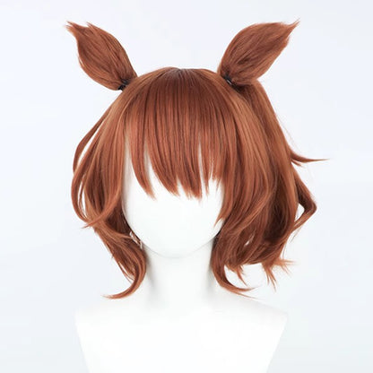 【In Stock】Game Umamusume:Pretty Derby Cosplay Aston Machan Cosplay Wig With Ears and Tail