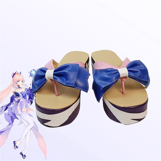 Game Genshin Impact Cosplay Sangonomiya Kokomi Cosplay Shoes - Cosplay Shoes Boots