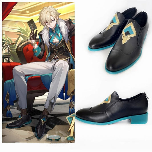 Game Honkai: Star Rail Cosplay Aventurine Cosplay Shoes