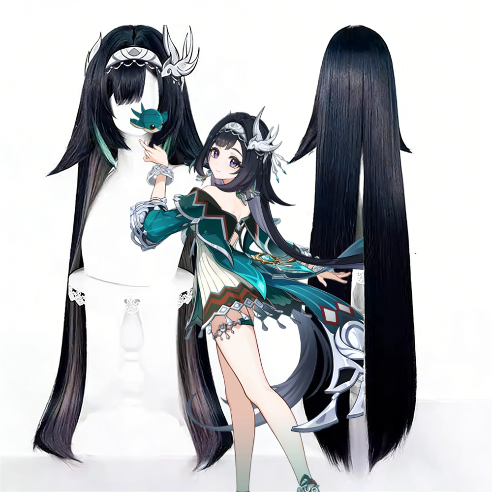 【In Stock】Game Genshin Impact Cosplay Lan Yan Cosplay Wig
