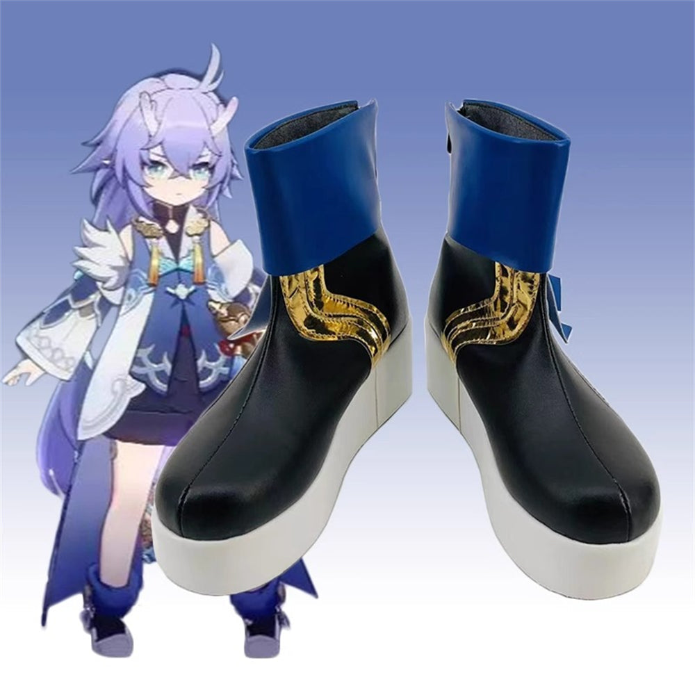 Game Honkai: Star Rail Cosplay Xianzhou Alliance Bailu Cosplay Shoes - Cosplay Shoes Boots