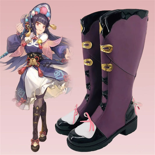 Game Genshin Impact Cosplay YunJin Cosplay Shoes - Cosplay Shoes Boots