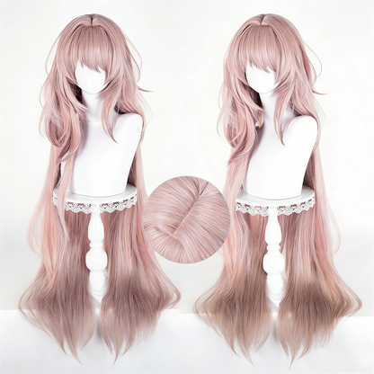 【In Stock】Game Arknights Cosplay Theresa Cosplay Wig Pink Color Long Hair