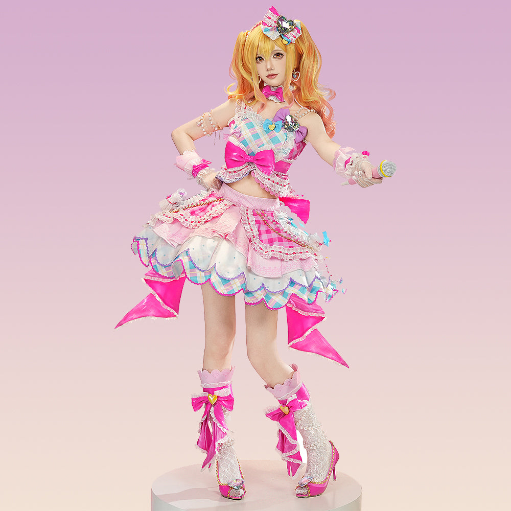 【In Stock】Anime Aikatsu! Cosplay Nijino Yume Cosplay Costume Premium Edition