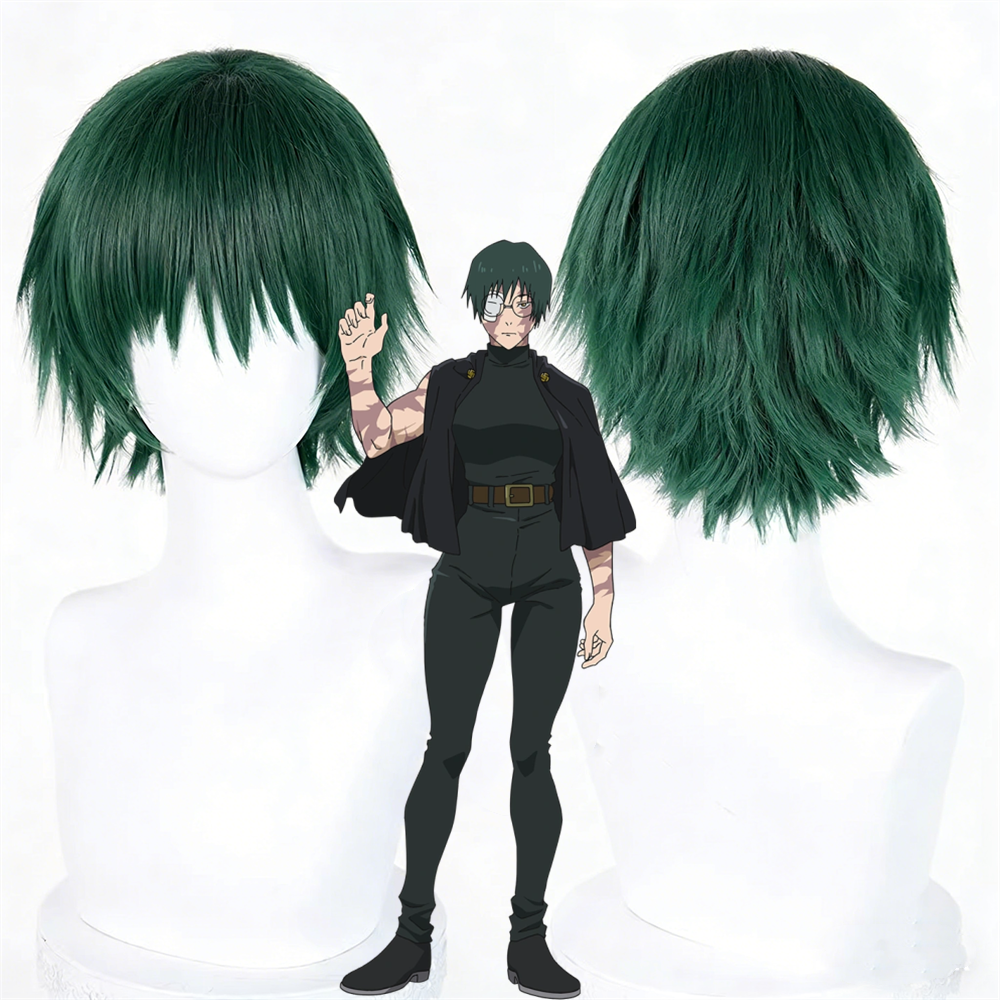 【In Stock】Anime Jujutsu Kaisen Cosplay ぜんいん まき Maki Zenin Cosplay Wig