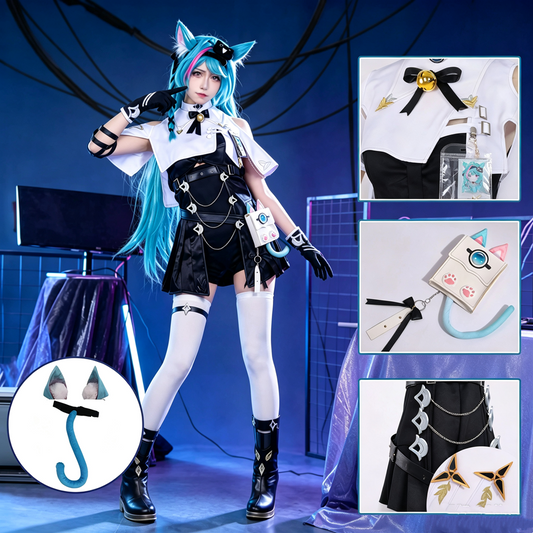 【In Stock】Game Neverness to Everness 이환 Cosplay Mint Cosplay Costume