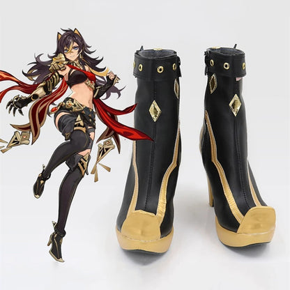 Game Genshin Impact Cosplay Dehya Cosplay Shoes - Cosplay Shoes Boots