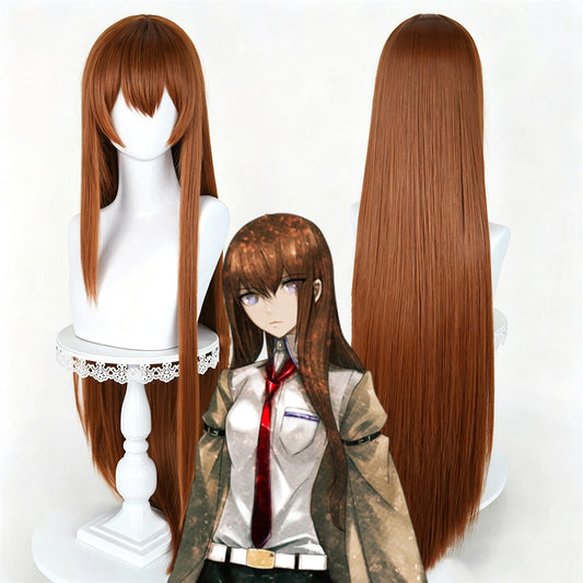 【In Stock】Anime Steins;Gate Cosplay Kurisu Makise Cosplay Wig