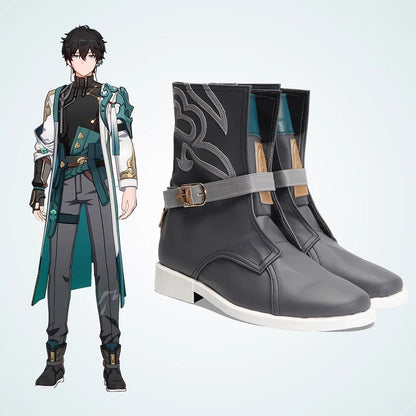 Game Honkai: Star Rail Cosplay Astral Express Dan Heng Cosplay Shoes - Cosplay Shoes Boots