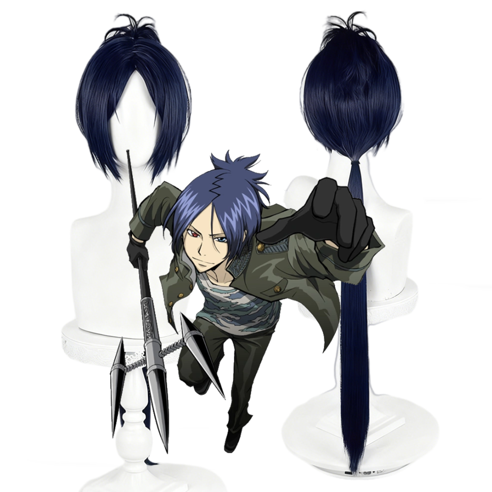 【In Stock】Anime ヒットマンREBORN! Katekyo Hitman Reborn! Cosplay ろくどう むくろ Mukuro Rokudo Cosplay Wig