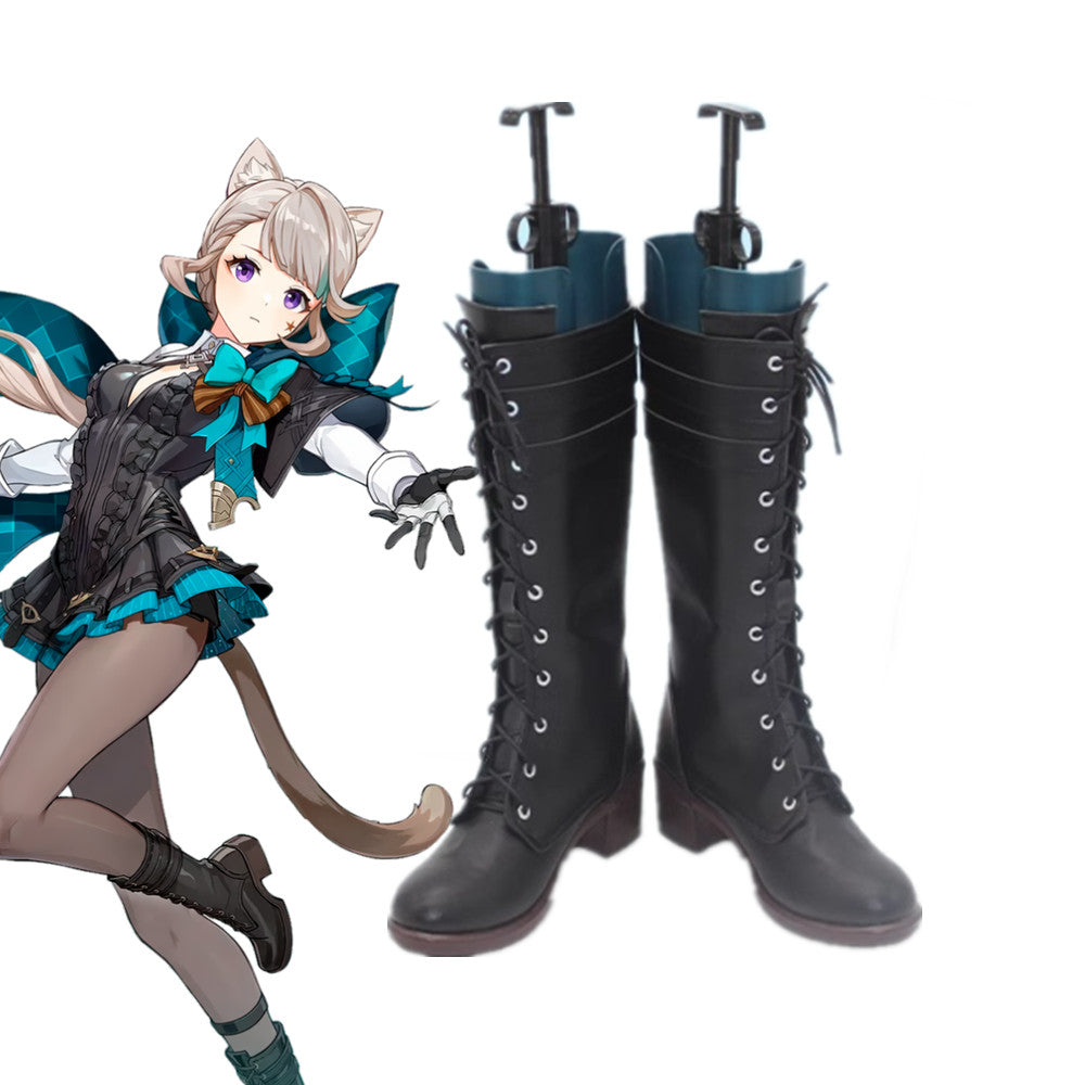 Game Genshin Impact Cosplay Lynette Cosplay Shoes - Cosplay Shoes Boots