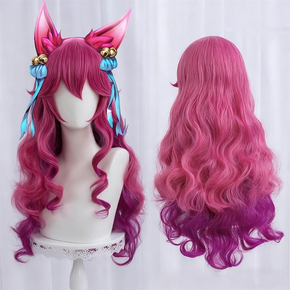 【In Stock】Game League of Legends Cosplay Ahri Cosplay Wig
