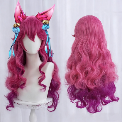 【In Stock】Game League of Legends Cosplay Ahri Cosplay Wig