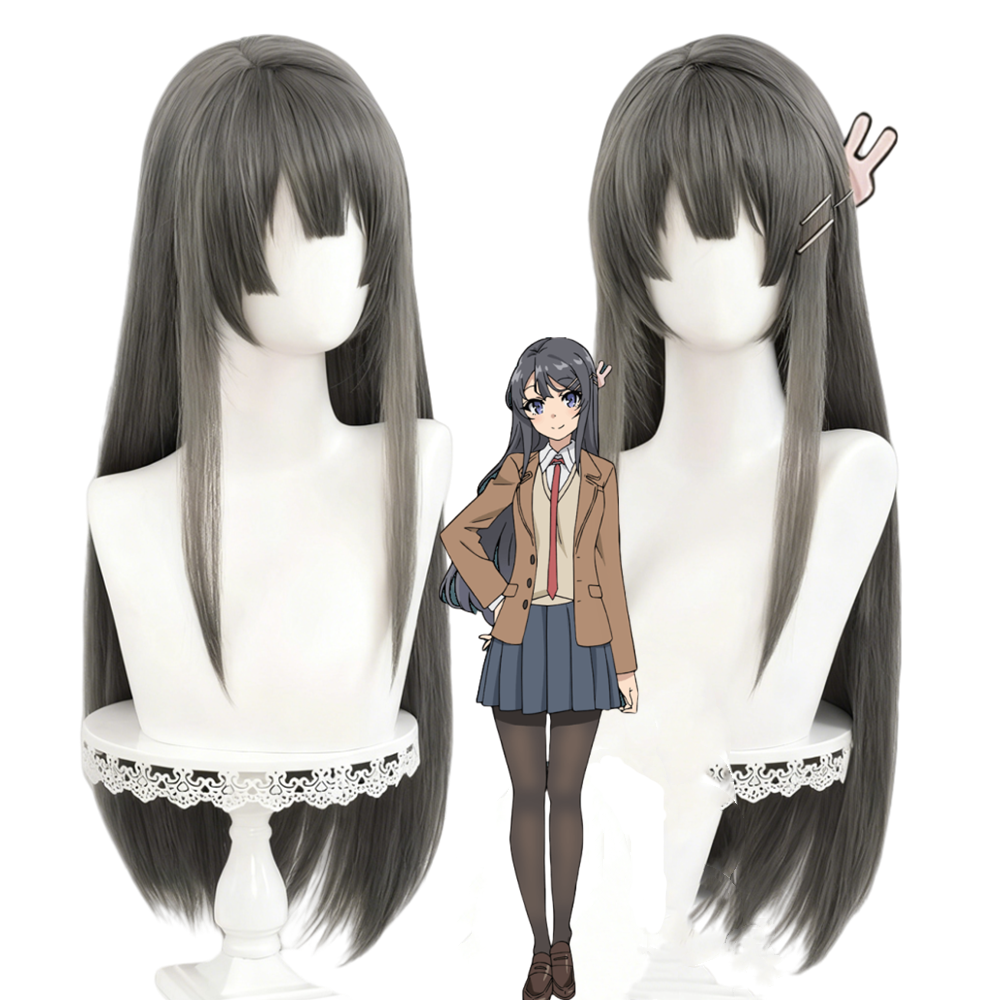 【In Stock】Anime Rascal Does Not Dream Cosplay Mai Sakurajima Cosplay Wig