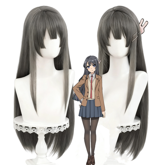 【In Stock】Anime Rascal Does Not Dream Cosplay Mai Sakurajima Cosplay Wig