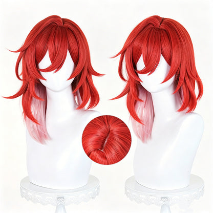 【In Stock】Game Honkai: Star Rail Cosplay Himeko Girlhood Cosplay Wig
