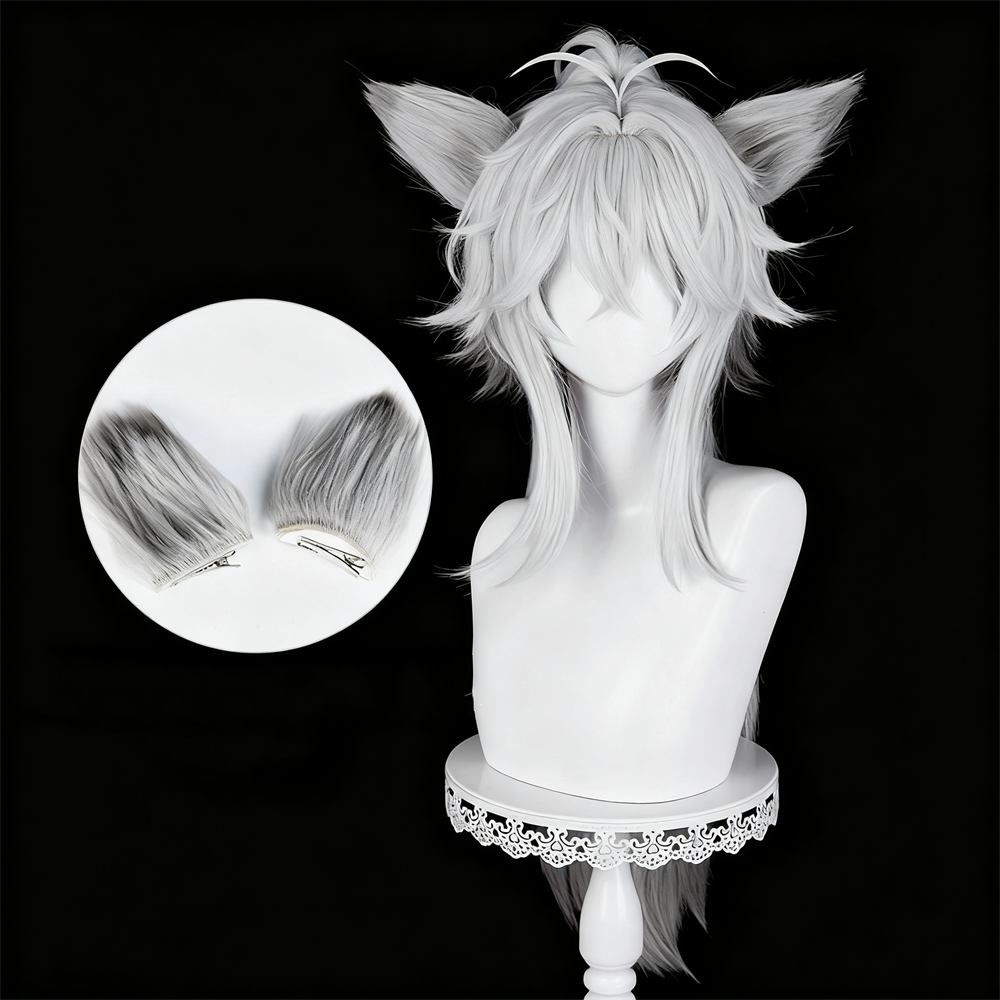【In Stock】Game Arknights Cosplay Lappland the Decadenza Disorderly Humility Cosplay Wig