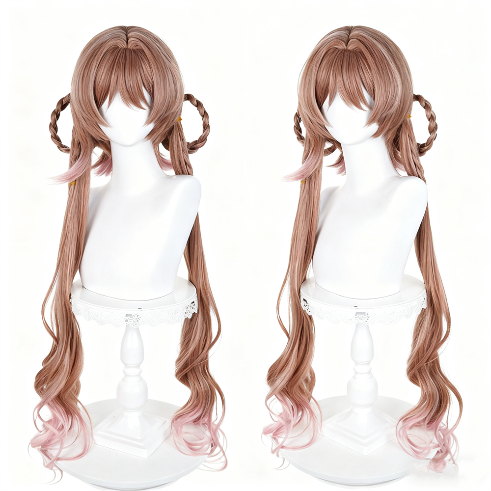 【In Stock】Game Arknights Cosplay DREAMLAND PLANET Eyjafjalla the Hvít Aska Cosplay Wig