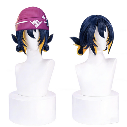 【In Stock】Game Overwatch 2 Cosplay Girl Group Kiriko Cosplay Wig Female Idol Group Cosplay Wig