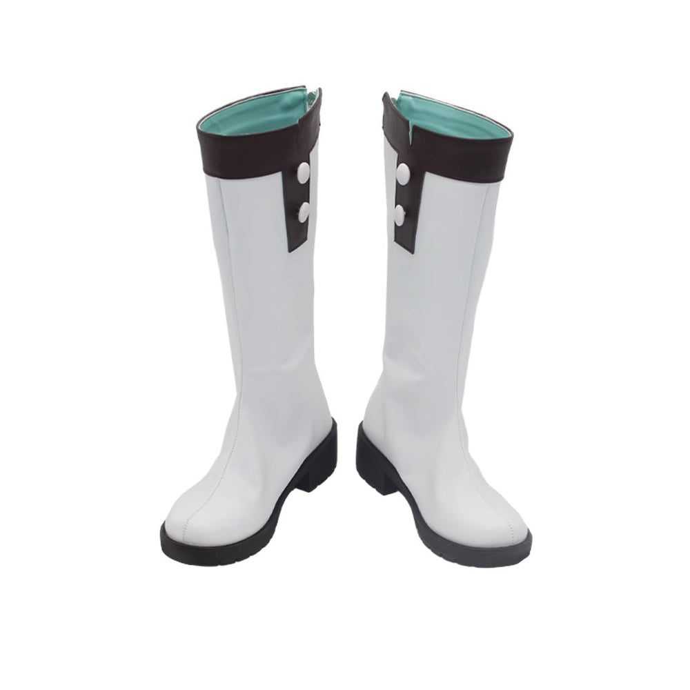 Game Reverse:1999 Cosplay Regulus Cosplay Shoes White Color Long Boots