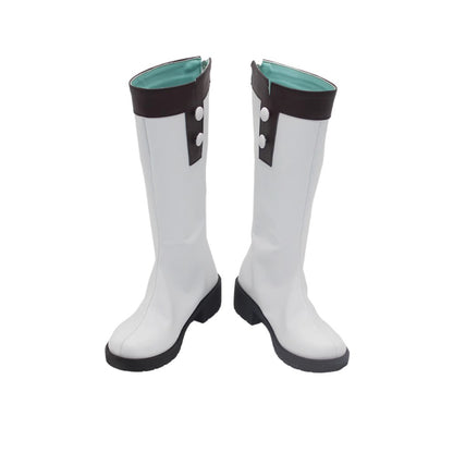 Game Reverse:1999 Cosplay Regulus Cosplay Shoes White Color Long Boots