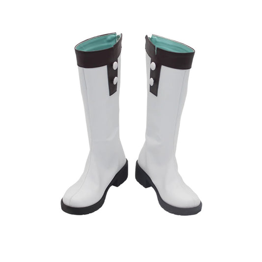 Game Reverse:1999 Cosplay Regulus Cosplay Shoes White Color Long Boots