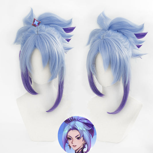 【In Stock】Game League of Legends Cosplay KDA Akali Cosplay Wig