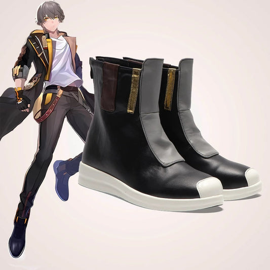 Game Honkai: Star Rail Cosplay Trailblazer Caelus Male Cosplay Shoes - Cosplay Shoes Boots