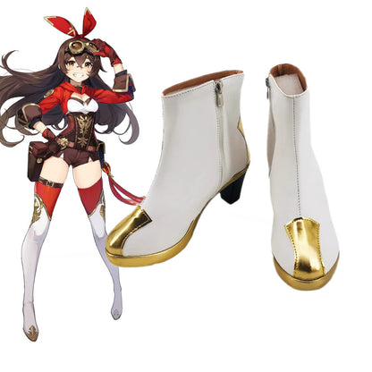 Game Genshin Impact Cosplay Amber Cosplay Shoes - Cosplay Shoes Boots