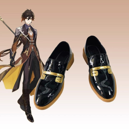 Game Genshin Impact Cosplay Zhongli Cosplay Shoes - Cosplay Shoes Boots
