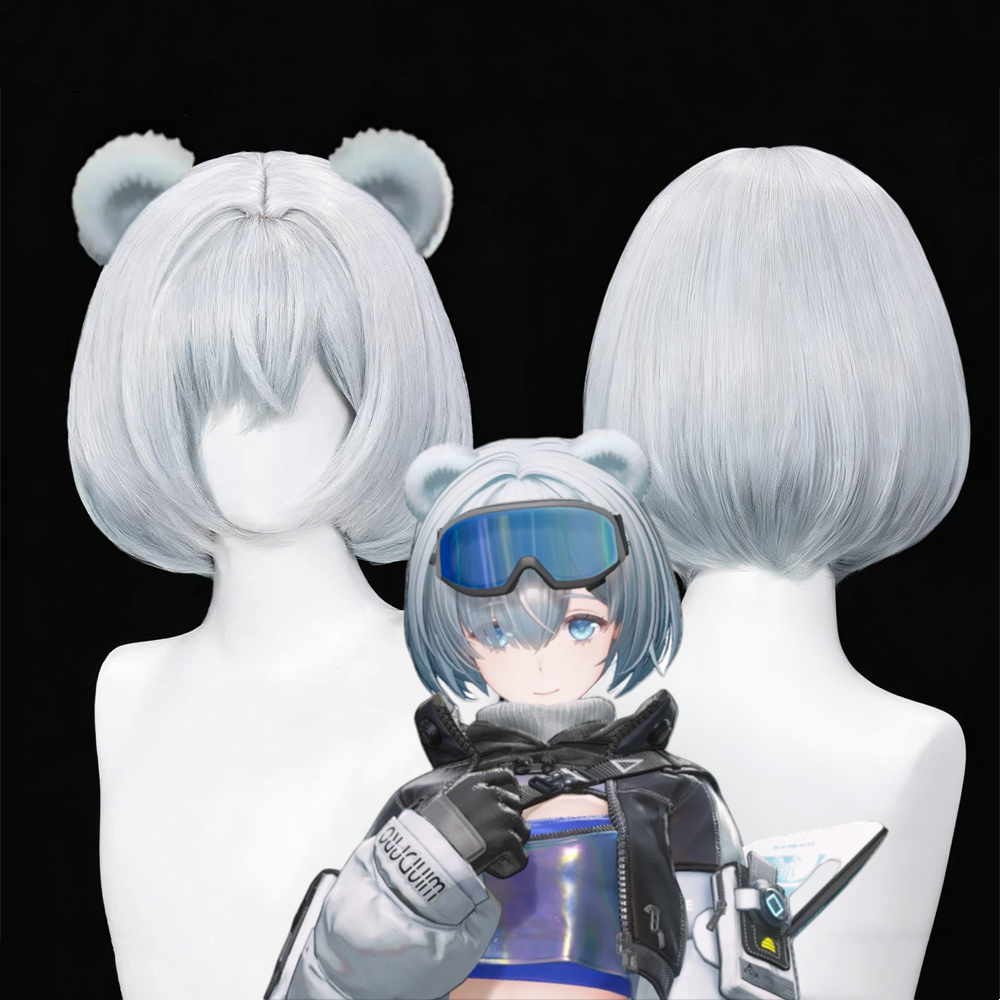 【In Stock】Game Arknights:Endfield Cosplay スノーシャイン 스노우샤인 Snowshine Cosplay Wig Wig Only Cosplay Wigs