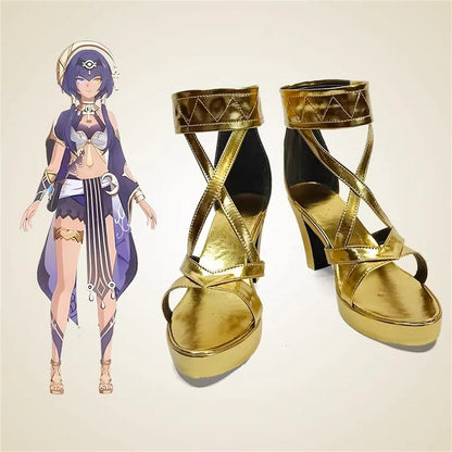 Game Genshin Impact Cosplay Candace Cosplay Shoes - Cosplay Shoes Boots