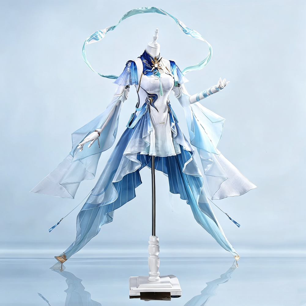 【In Stock】Game Wuthering Waves Cosplay Qingxiao Cosplay Costume Premium Edition