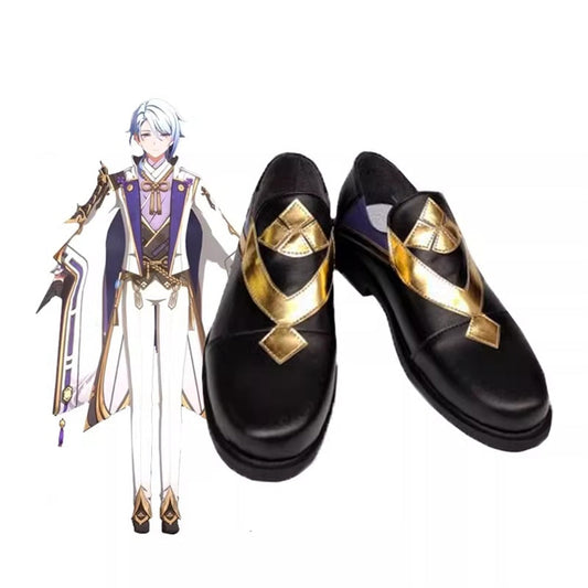 Game Genshin Impact Cosplay Kamisato Ayato Cosplay Shoes - Cosplay Shoes Boots